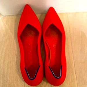 Rothy’s The Point. Women’s size 7. Red